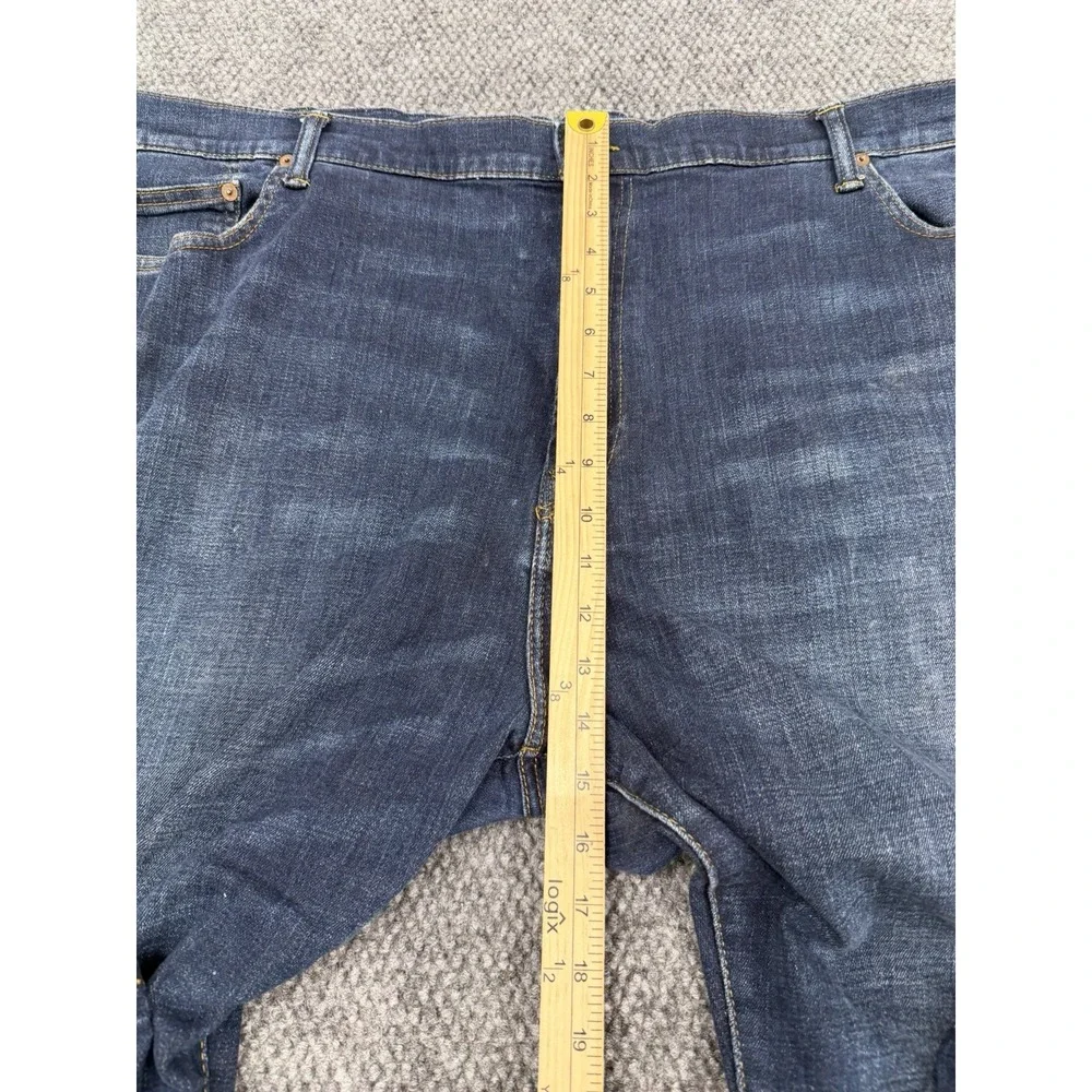 Polo Ralph Lauren Men's 50x32 Hampton Relaxed Straight Jeans Dark Blue Denim